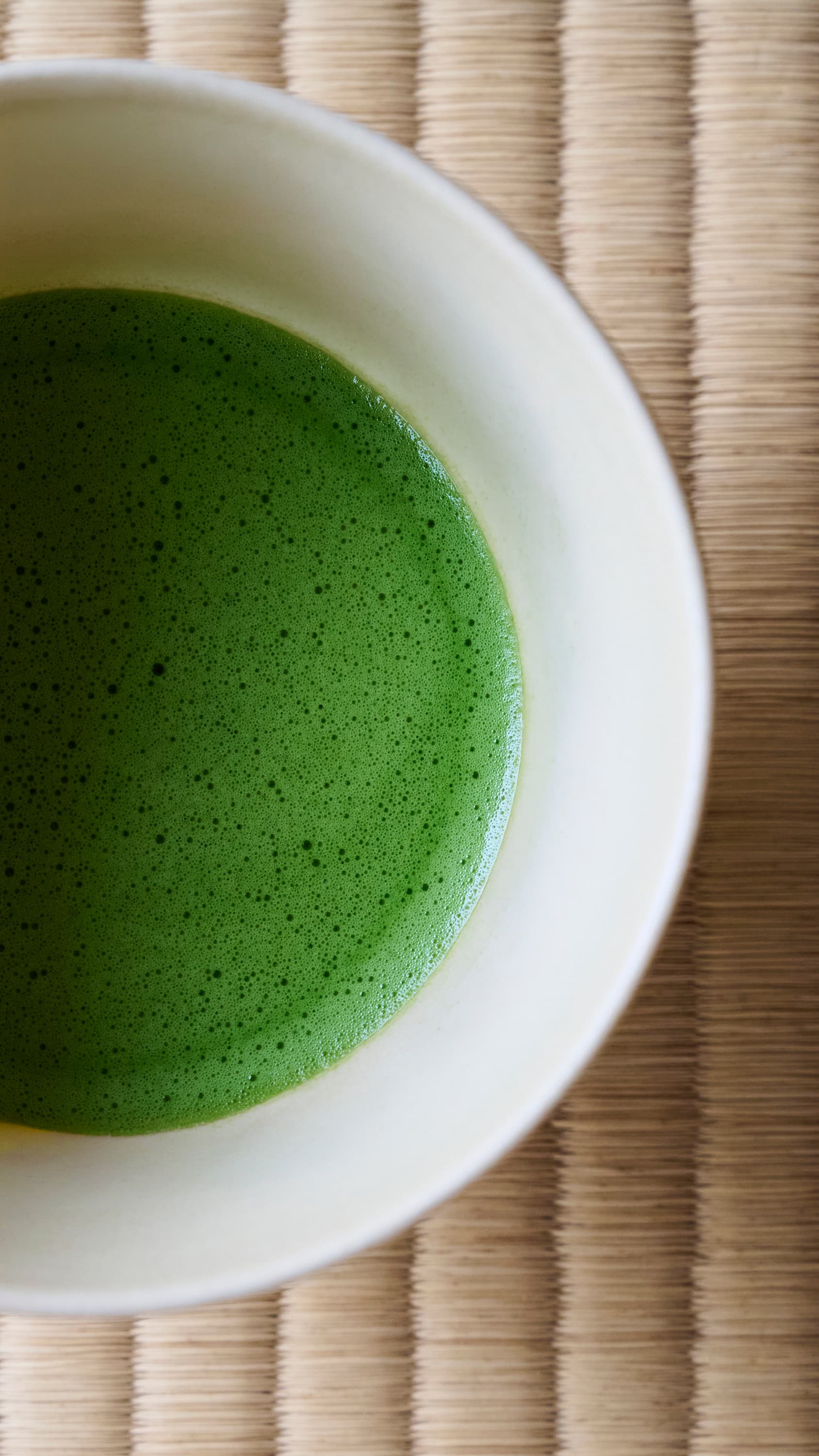 Premium matcha bowl